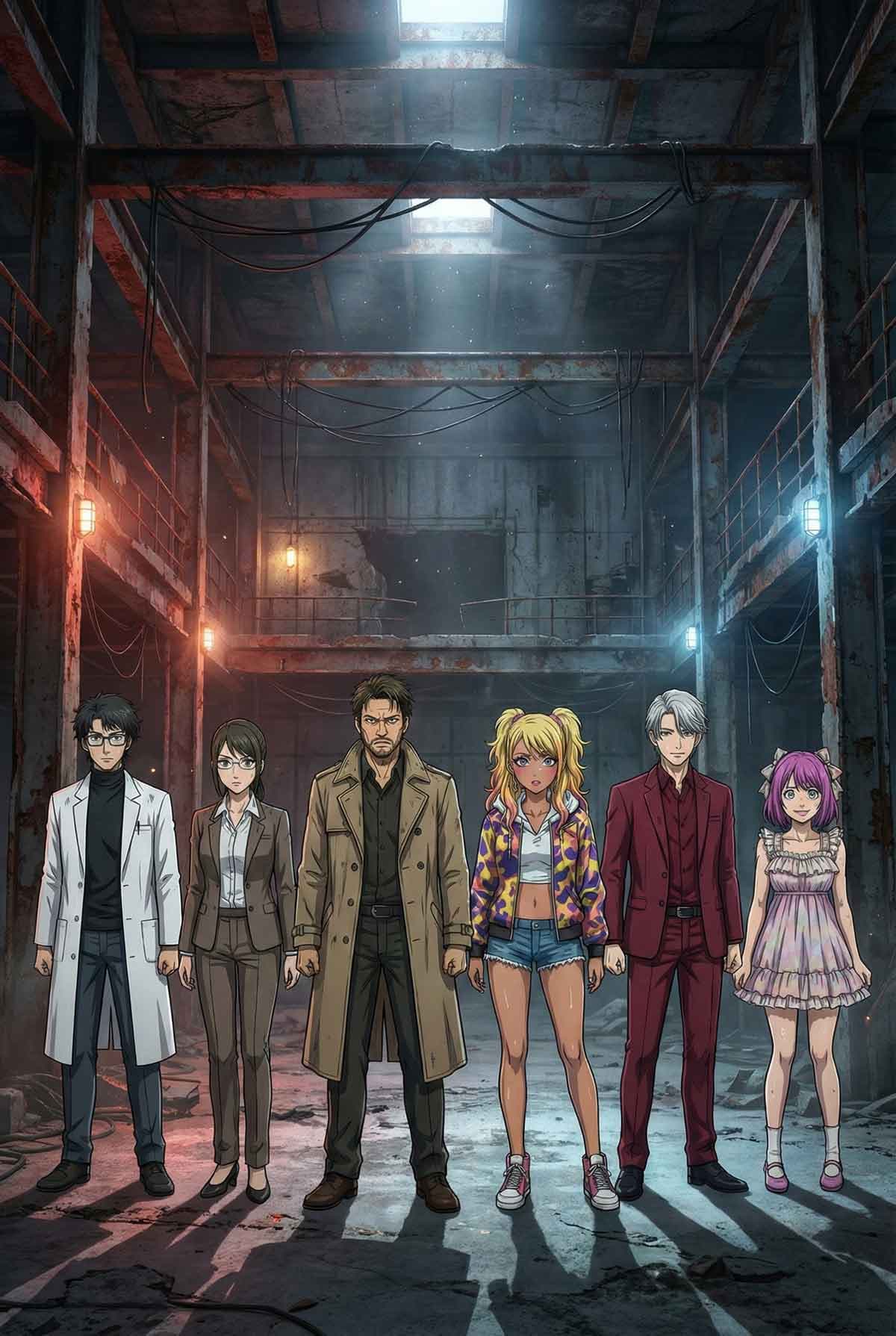 AIデスゲームのヒーロービジュアル