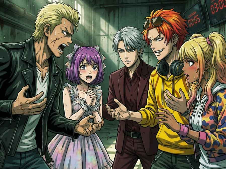 ① 議論を見守る